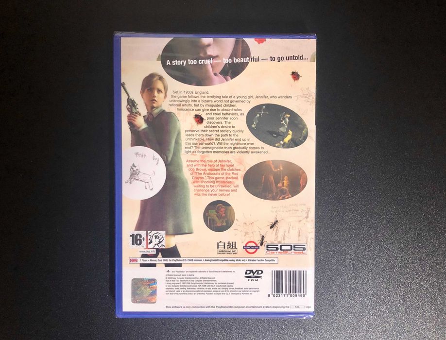 Rule of Rose PS2 / PLAYSTATION 2 (New and Sealed) | Free Shipping |64550639050241121