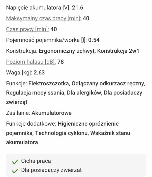 Odkurzacz dyson pionowy