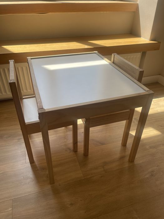 Stolik i dwa krzesła  LÄTT  IKEA