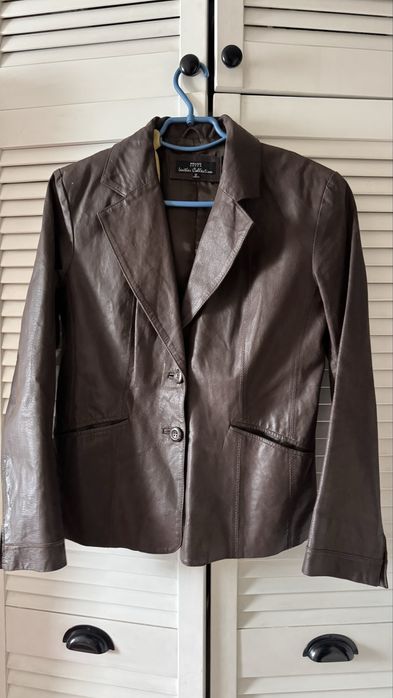 Женский кожаный пиджак Wallace — натуральная кожа,