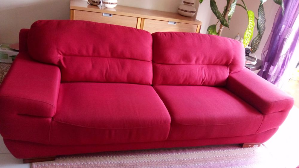 Sofá vermelho (como novo)