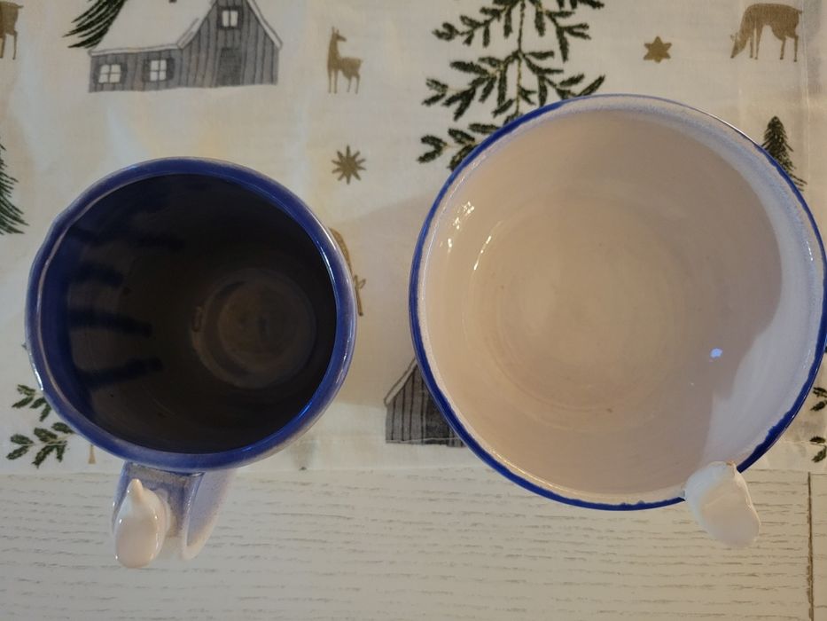 Чашка тарілка керамічна ручна робота