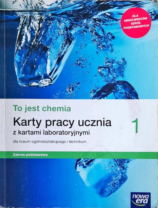 To jest chemia Karta pracy ucznia