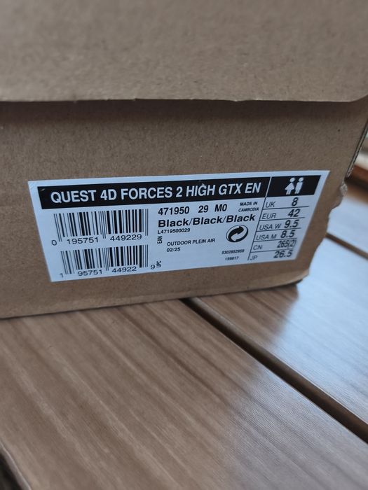 Botas Salomon Quest 4D Forces 2 High GTX EN