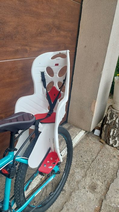 Fotelik Rowerowy Bellelli Mr Fox Standard Biało Czerwony