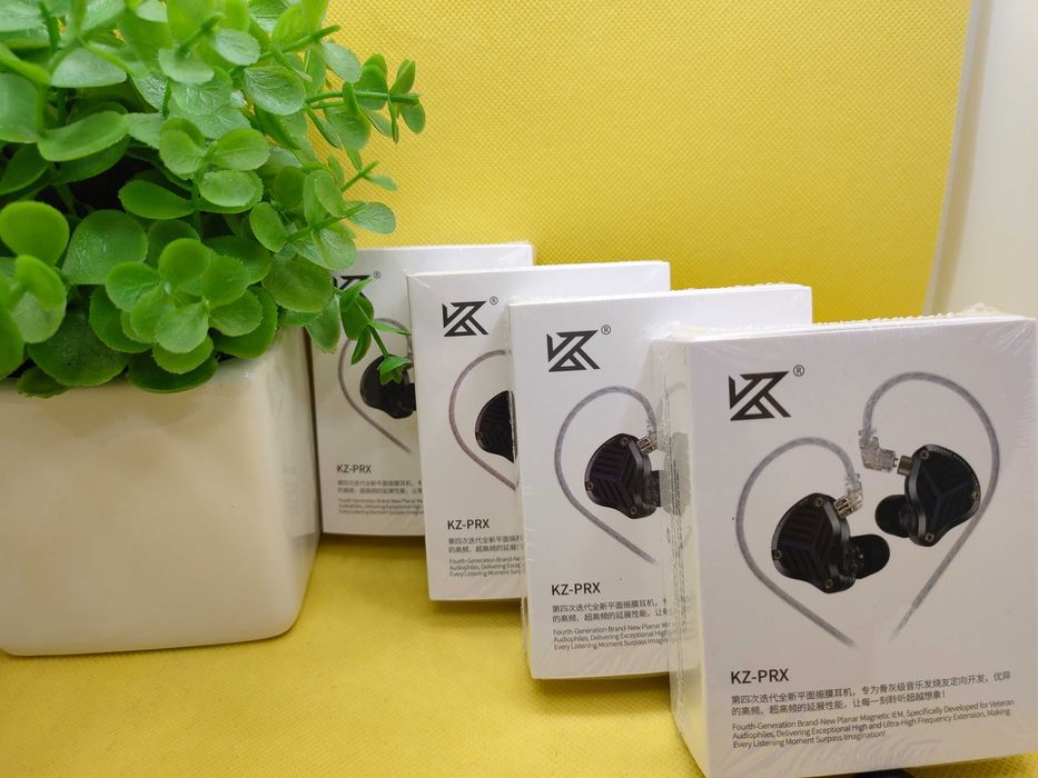 ‼️ KZ PRX (Black, with mic.) - наушники с планарные излучателем Gen 4