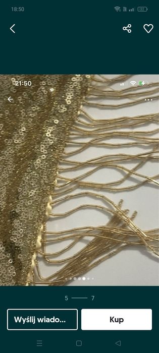 Marynarka taneczna cekinowa