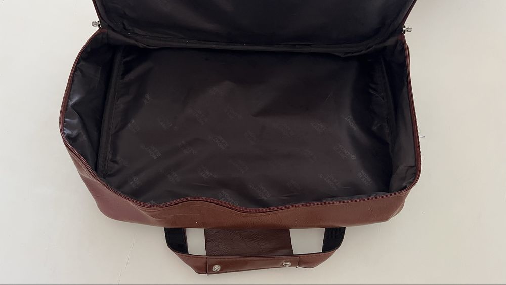 Pasta Executiva Mont Blanc Marrom - Mala Trabalho Viagem Vintage