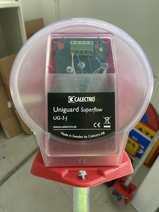 czujnik kanałowy dymu Uniguard Superflow UG-3-J firmy Calectro.