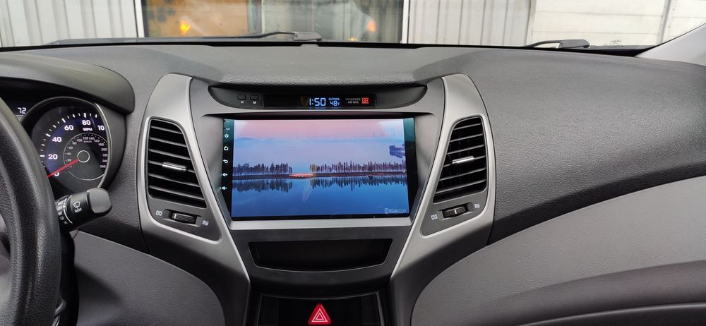 Магнитола Hyundai Elantra, QLED, 4G, процессор 8 ядер + CarPlay 4GB.