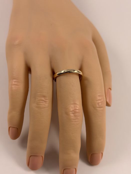 Złota obrączka rozmiar 22