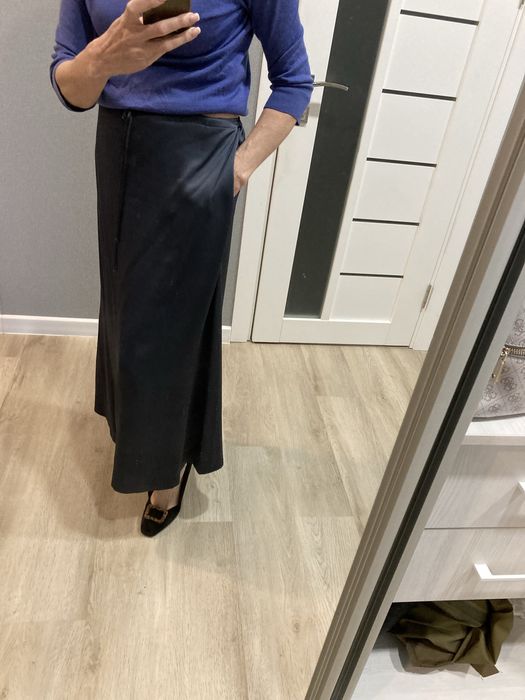 Massimo  Dutti нова синя спідниця нова розмір 34-36