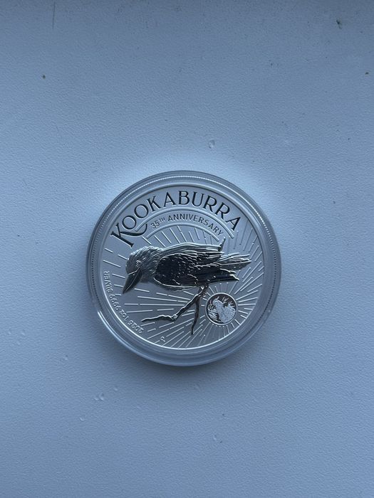 Серебряная монета Кукабара