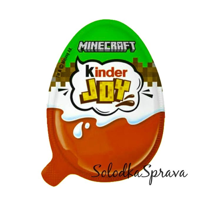 Kinder Joy Minecraft Майнкрафт Кіндер Джой