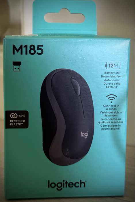 Мишка Logitech M185 бездротова нова оригінал