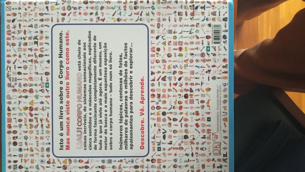 Uau corpo humano livro ilustrado