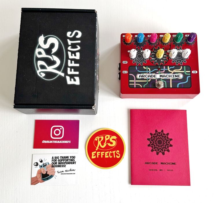 Pedal Guitarra RPS Effects Arcade Machine 8-Bit Synthetizer