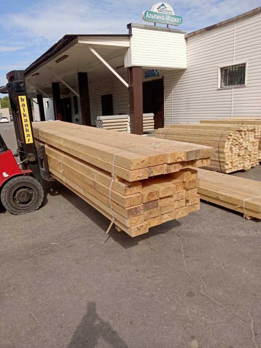 Обрезной брус (доска) 200*50*7 м. Производитель пиломатериалов.