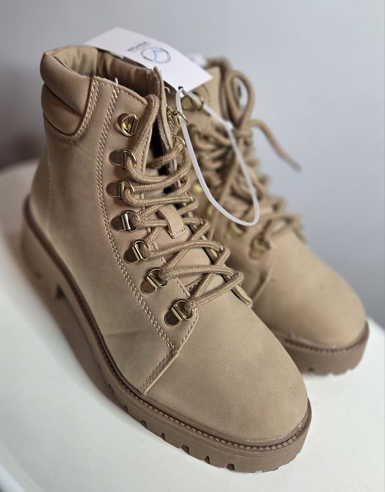 Buty Beżowe Damskie Cleve Rozm: 37