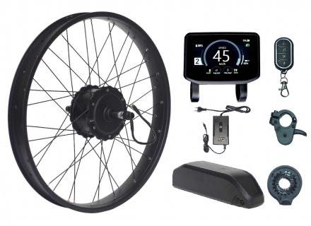 Полный ЭлектроНабор для ФЭТБАЙК (мотор аккумулятор контроллер дисплей)