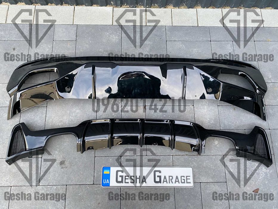 Дифузор заднего бампера сплитер юбка БМА BMW g30f90g11g12g01g02f30G20