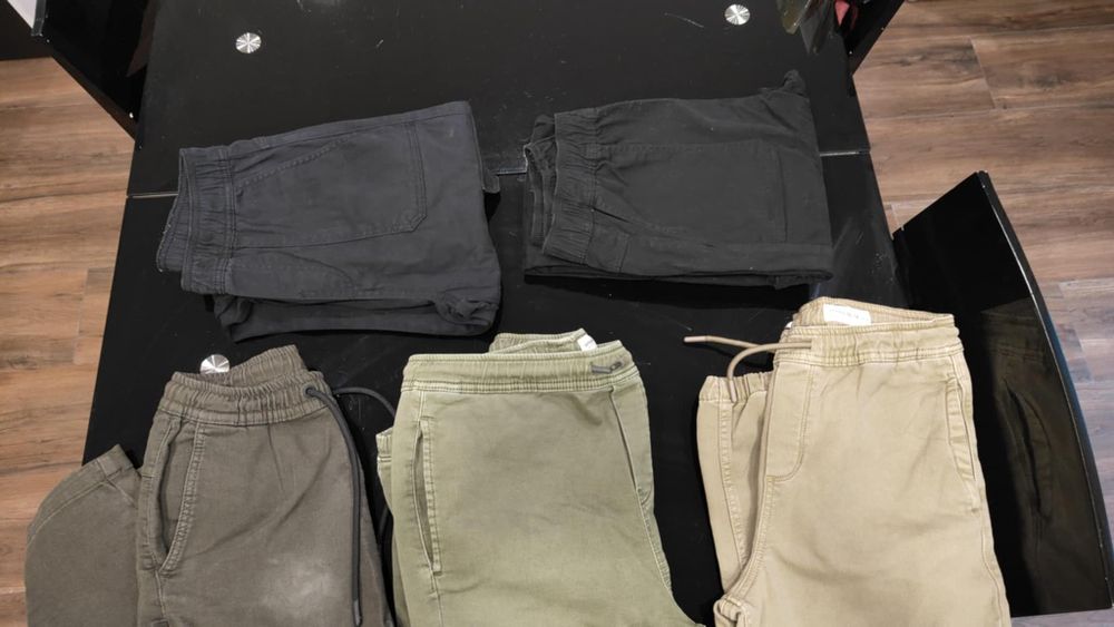 Pack 5 calças tamanho 13/14 anos