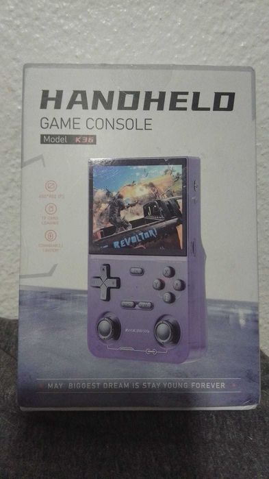 Consola Portátil K36 - Roxo - Nova!!