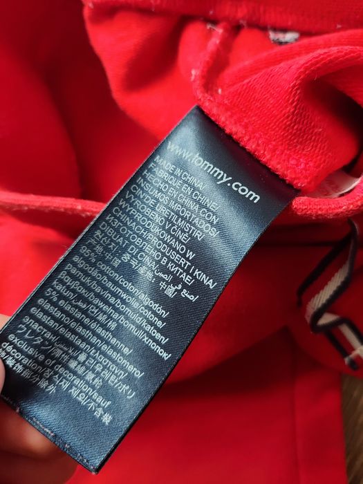 Zestaw Tommy Hilfiger spodnie i bluza z kapturem rozmiar 80