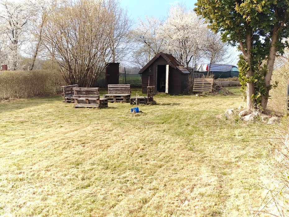 Działka 400m² ROD Camping – Przygotowana do sezonu! Parkowanie pod płotem