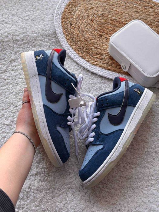 37 та 38 розмір кросівки жіночі найк данк сині Nike SB Dunk Low Pro Why So Sad "The Predatory Bird"