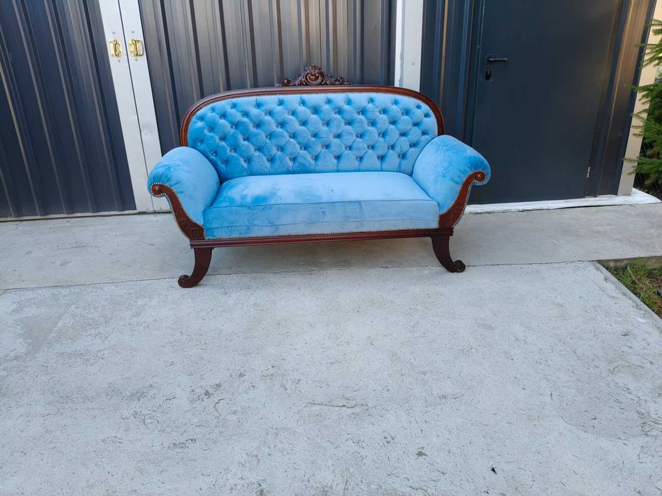 Kanapa sofa antyczna BIEDERMEIER po renowacji