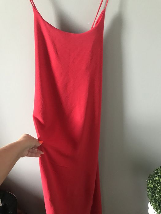 Sukienka czerwona na ramiączkach S- XL