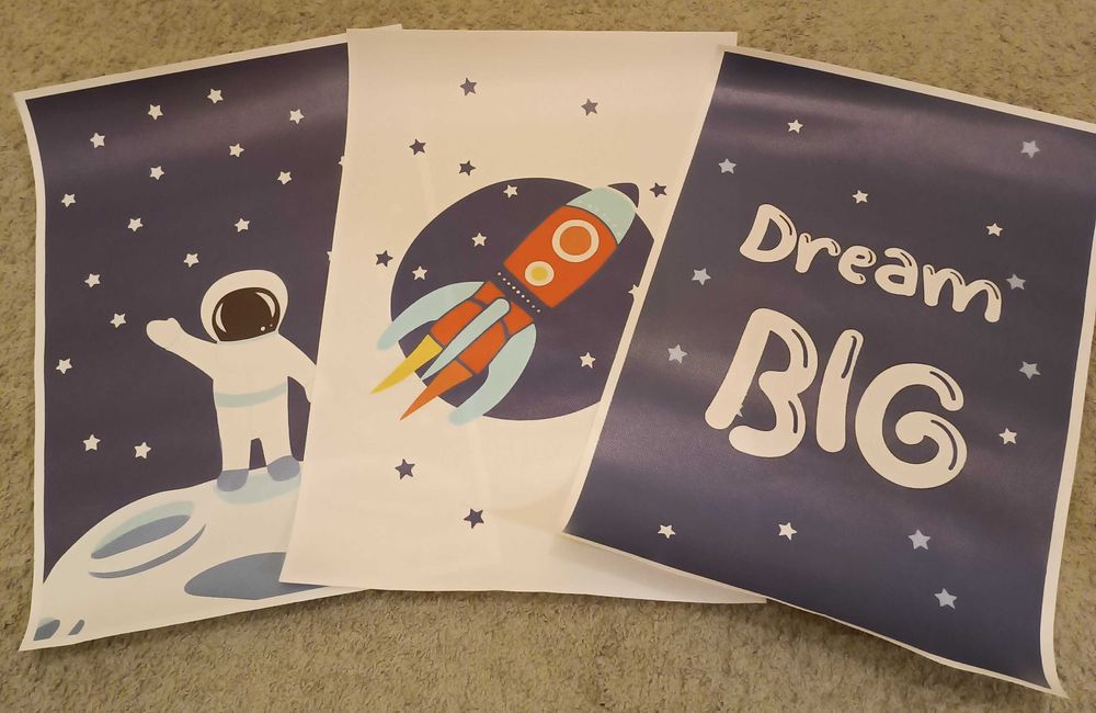 3 Posters Tema Espaço
