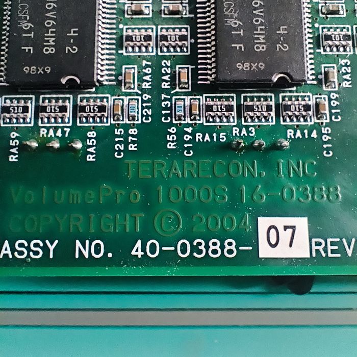 Placa médica TeraRecon VolumePro 1000S