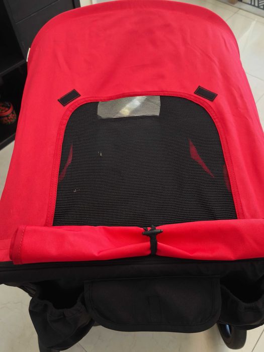 Carrinho Dobrável para Cães (Marca PawHut) - Capacidade de Carga 40 kg, 112x65x100 cm
