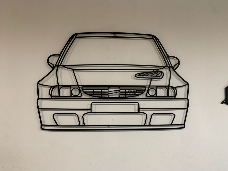 Silhuetas Carros Personalizadas 1metro, Decoração Parede