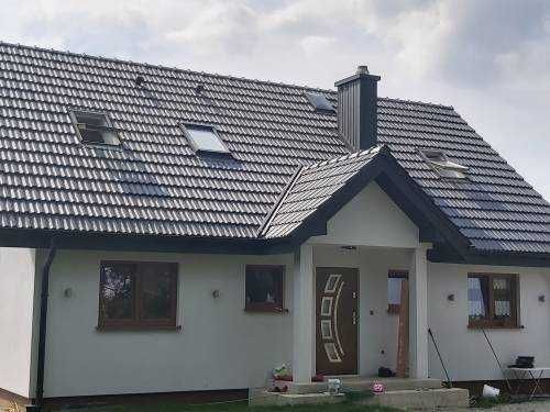 Dom parterowy z użytkowym poddaszem stan deweloperski 123m2