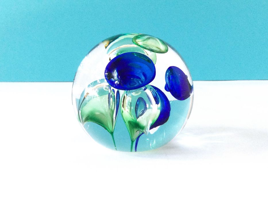 Pisa papéis de Vidro Soprado à Mão, Langham Inglaterra, anos 80