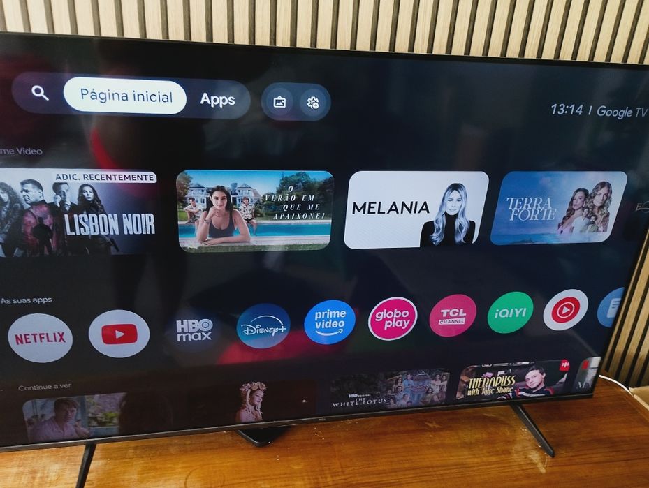 Smart TV TCL QLED 55” P7K  4K — Como Nova