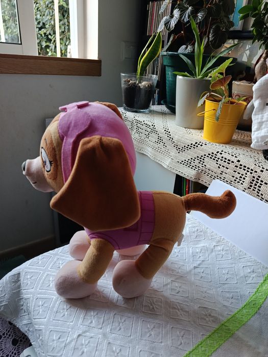 Peluche e almofada da Skye