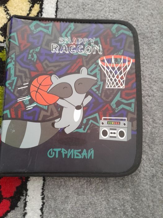Рюкзак папка для зошитів сумка для взуття snappy raccon Nota Bene