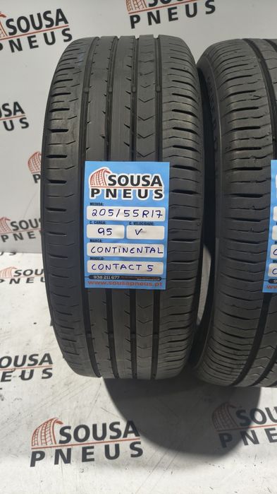 2 pneus novos 205-55R17 Continental - Oferta dos Portes