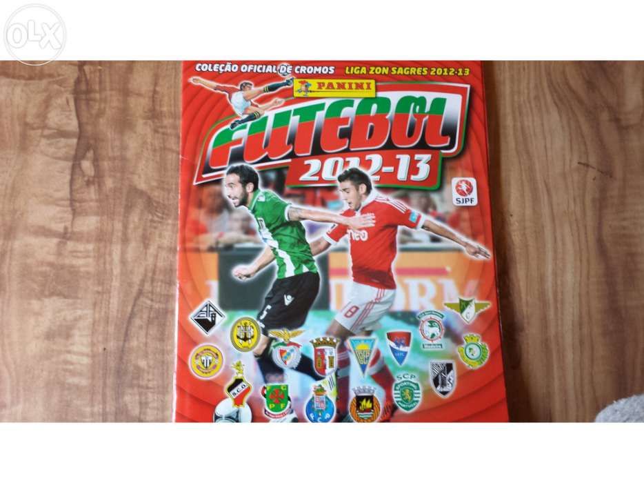 Cadernetas cromos futebol