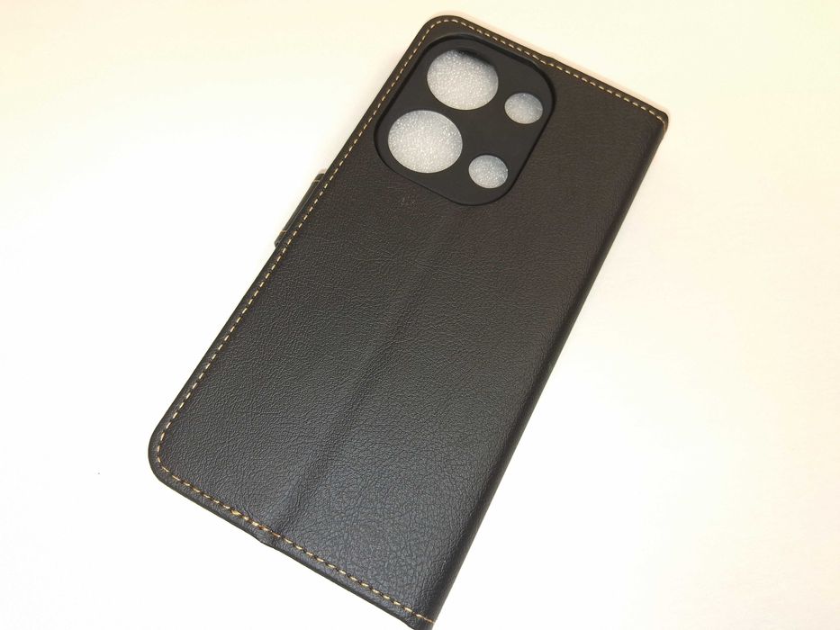 Z260 Etui Ganbary Xiaomi Redmi Note 13 Pro 4G Portfel Skóra Czarny