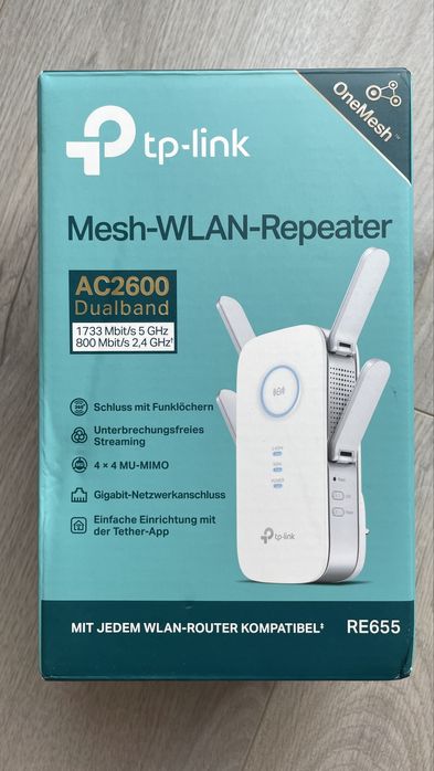 TP-Link RE655 - wzmacniacz sygnału WiFI