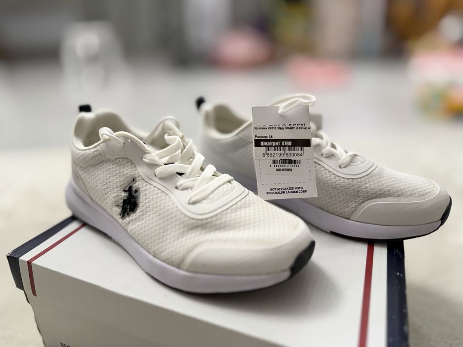Кросівки U.S. Polo Assn. Smart Wmn 4Fx білі, розмір 38