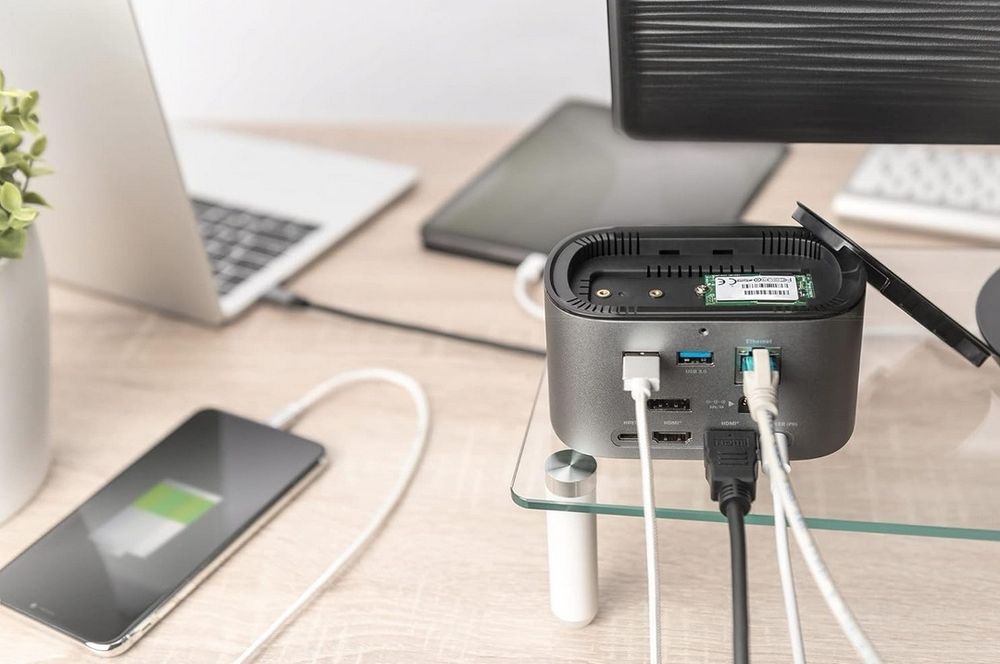 Nowa stacja dokująca DIGITUS 11w1 USB C z miejscem na SSD M2