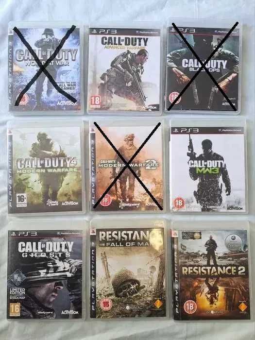 Jogos de guerra para PS3 - 5€