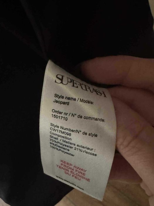 Elegancki blezer marynarka damska SuperTrash rozmiar 40 M/L czarny