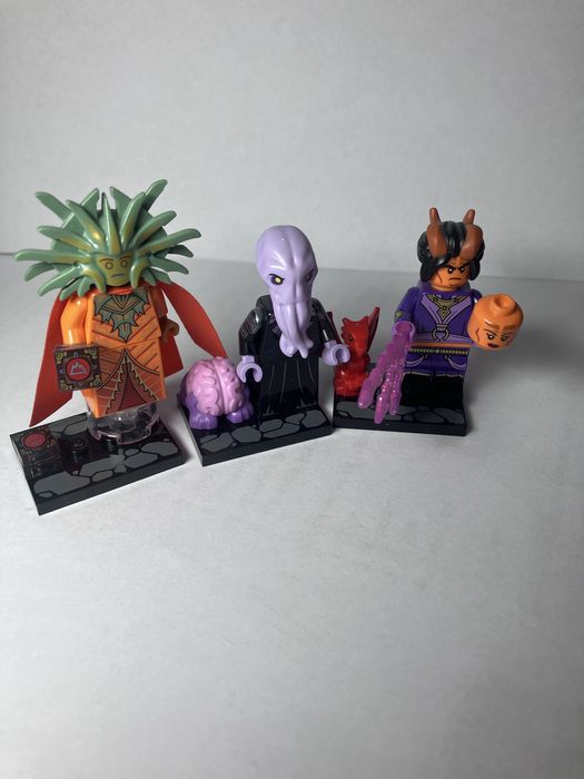 3 Figurki lego minifigures Dungeons & Dragons